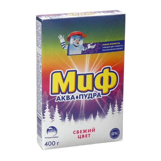 Стир.порошок. "МИФ"Аква-пудра.Свежий цвет. 400гр/22шт.Бум.